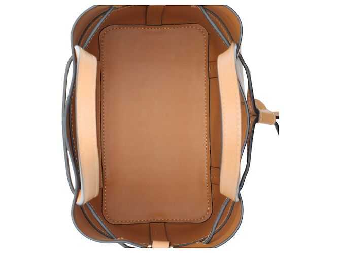 Borsa a Secchiello Piccola Tory Burch Leather Block T - vista 6