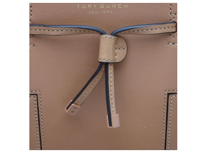 Borsa a Secchiello Piccola Tory Burch Leather Block T - vista 9