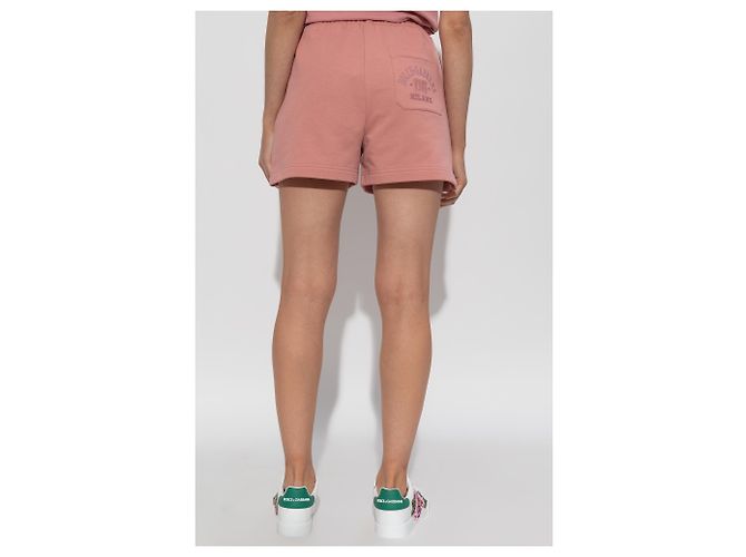 Dolce & Gabbana Shorts de algodón rosa - vista 2
