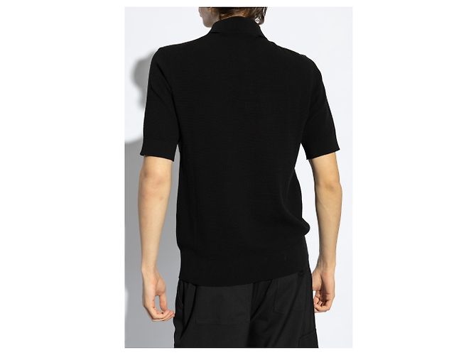 Dolce & Gabbana Polo with applique featuring engraved logo - view 2