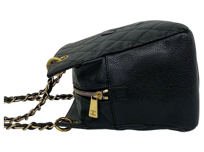 Borsa a tracolla Chanel Matelassé Caviar - vista 7