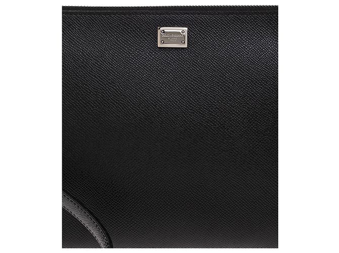 Borsa Dolce & Gabbana in pelle saffiano nera - vista 4