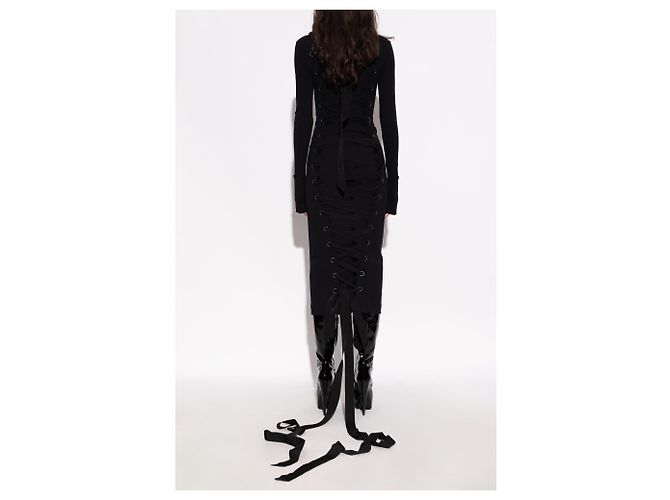 Balenciaga Kleid mit Stehkragen - Ansicht 2