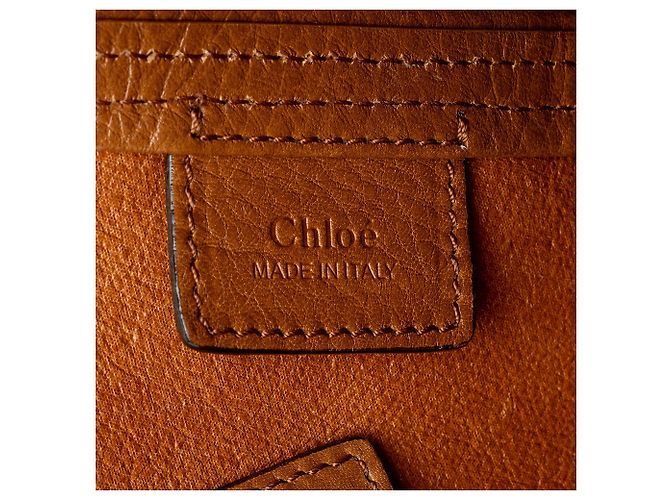 Chloé Chloe Tote Spin Small in pelle di vitello grana grossa - vista 8