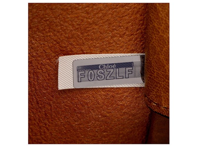 Chloé Chloe Tote Spin Small in pelle di vitello grana grossa - vista 9