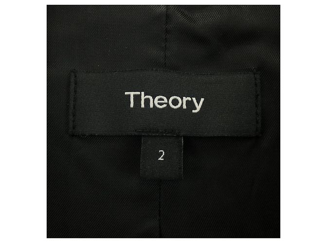 Chaqueta Theory Verde de Textil - vista 4
