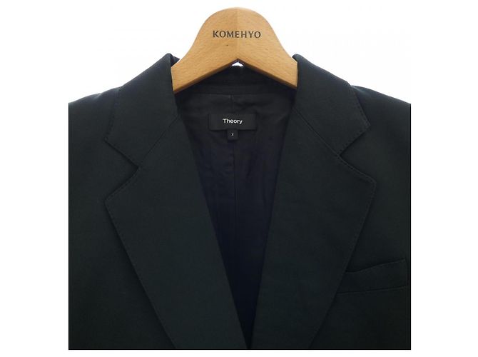Chaqueta Theory Verde de Textil - vista 5