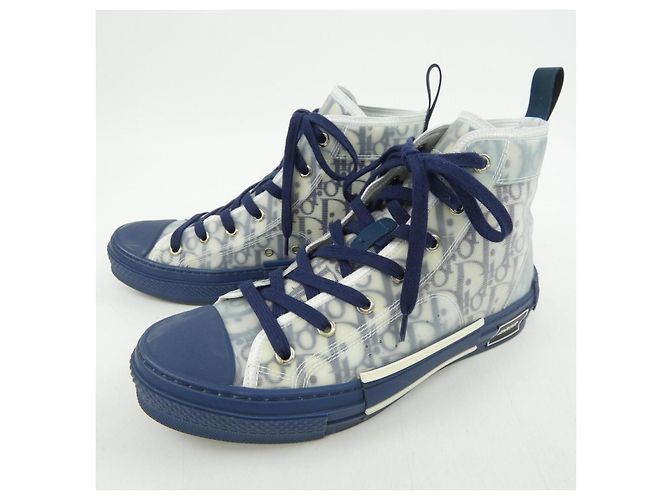 Dior 1 Sneaker Blau Navy Textil - Ansicht 3