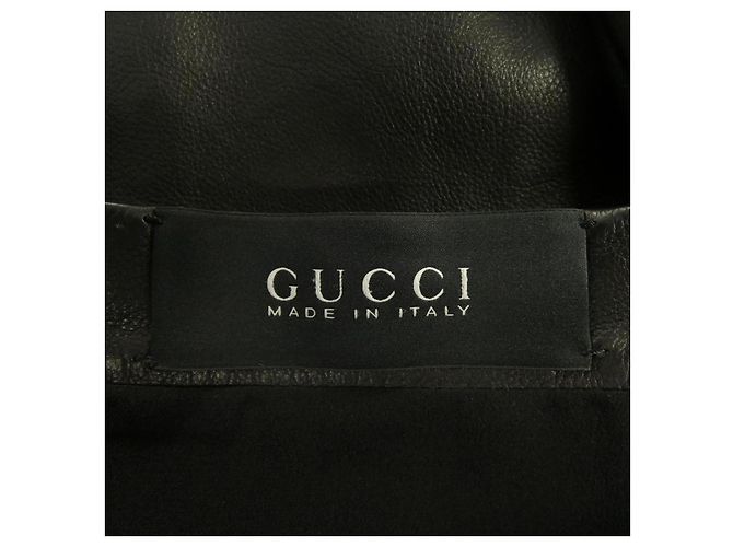 Falda Gucci negra de textil - vista 4