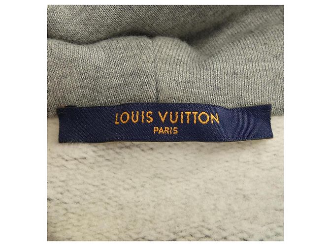 Sweat à capuche brodé Louis Vuitton 3DLV Graffiti - vue 4