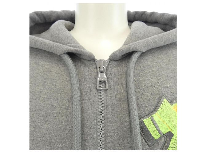Sweat à capuche brodé Louis Vuitton 3DLV Graffiti - vue 5