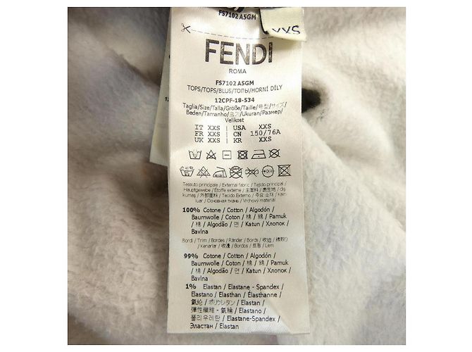 Sudadera de algodón Fendi - vista 3