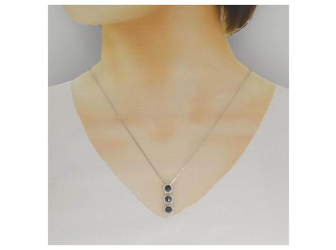 Autre Marque Diamantenhalskette Au750 - Ansicht 6