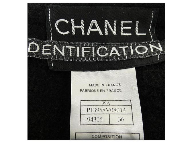 Chaqueta sin cuello Chanel IDENTFICATION - vista 4