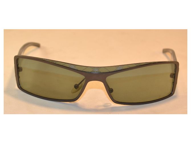 Burberry Rectangular Check Sunglasses - view 2