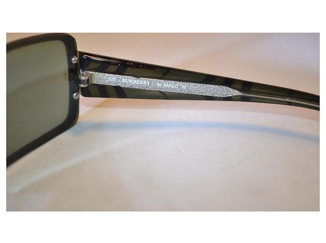 Burberry Rectangular Check Sunglasses - view 6