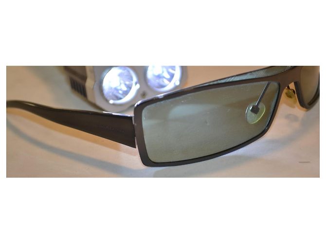 Burberry Rectangular Check Sunglasses - view 8