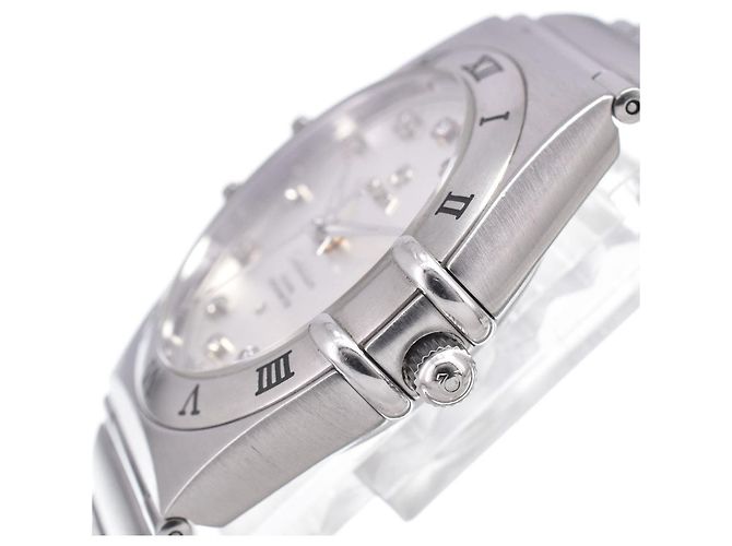 Omega Constellation Co-Axial Chronometer Automatic Stainless Steel with Diamond Markers 35 - vista 3