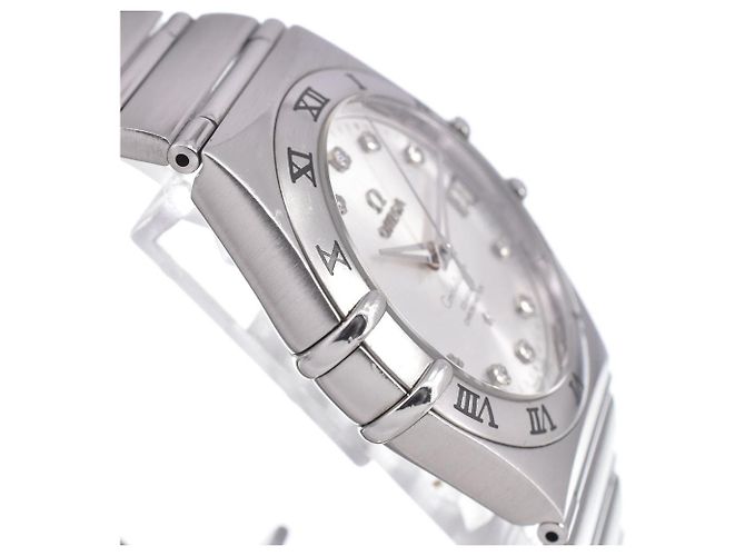 Omega Constellation Co-Axial Chronometer Automatic Stainless Steel with Diamond Markers 35 - vista 4