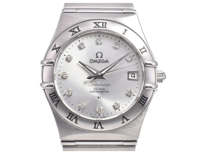 Omega Constellation Co-Axial Chronometer Automatic Stainless Steel with Diamond Markers 35 - vista 6