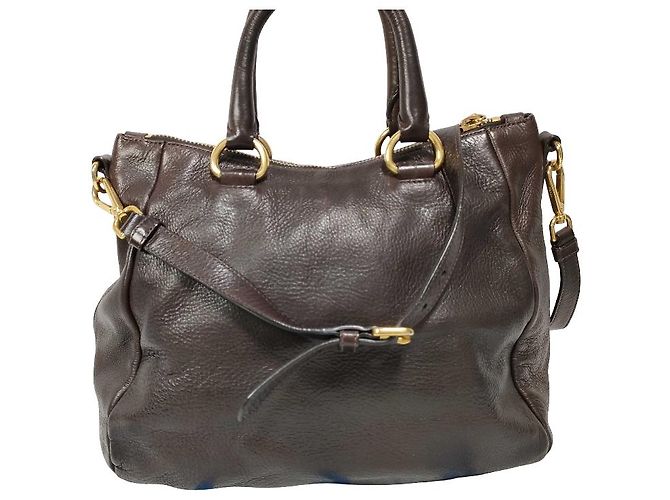 Borsa Tote Convertibile Prada Vitello Daino Vitello Daino Medium - vista 2