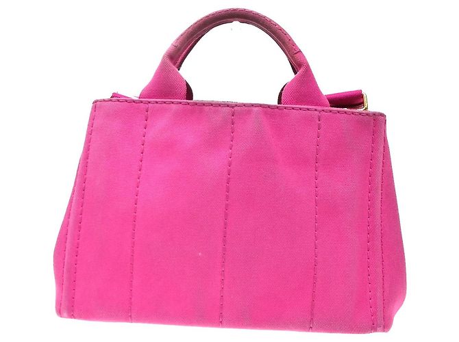 Prada Canapa Open Tote Canvas - vista 2