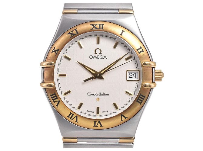 Omega Constellation Quartz Stainless Steel and Yellow Gold 34 - vista 4