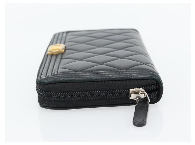 Chanel Boy Zip Around Organizer aus gestepptem Lammleder - Ansicht 3