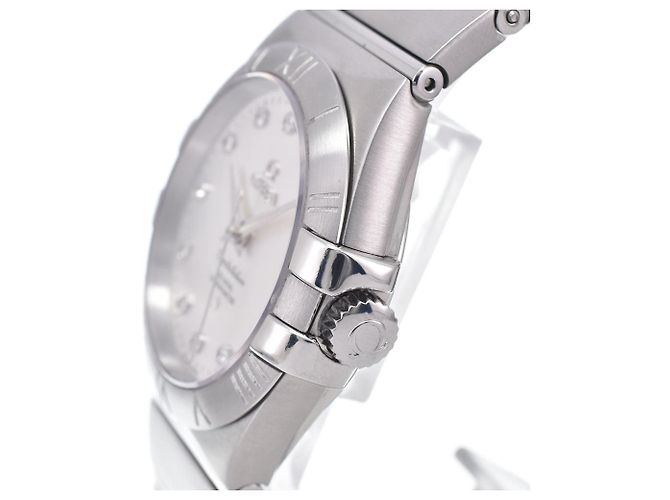 Omega Constellation Co-Axial Chronometer Automatic Stainless Steel with Diamond Markers 35 - vista 3