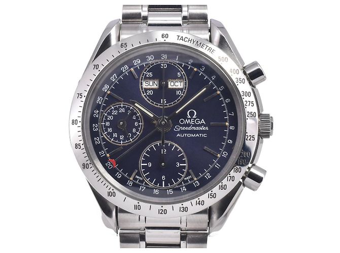 Omega Speedmaster Triple Calendar Chronograph Automatic Stainless Steel 39 - vista 6