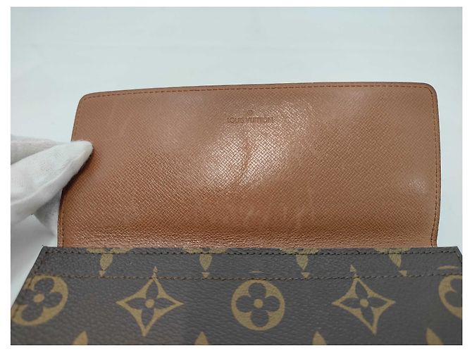 Portafoglio Louis Vuitton Porte Yen monogram canvas Long - vista 7