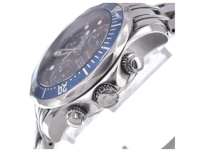 Omega Seamaster Diver 300M Chronometer Chronograph Automatic Stainless Steel 42 - vista 3