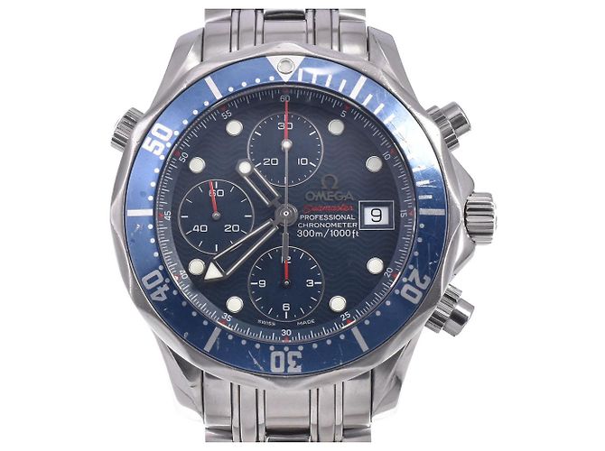 Omega Seamaster Diver 300M Chronometer Chronograph Automatic Stainless Steel 42 - vista 5