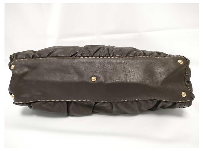 Gucci D Ring Hobo Leather Large - vue 3