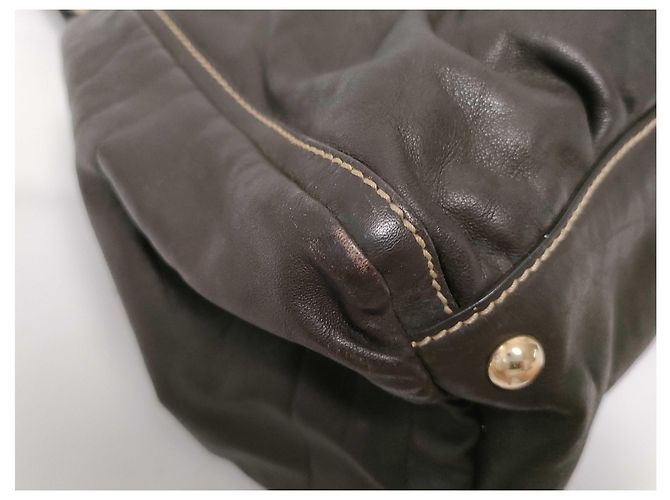Gucci D Ring Hobo Leather Large - vue 5