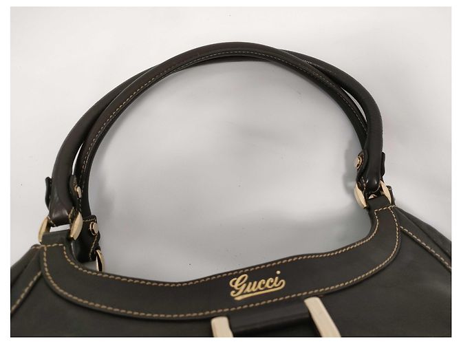 Gucci D Ring Hobo Leather Large - vue 6