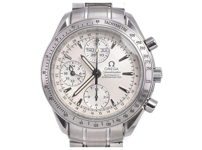 Omega Speedmaster Triple Calendar Chronograph Automatic Stainless Steel 39 - vista 5