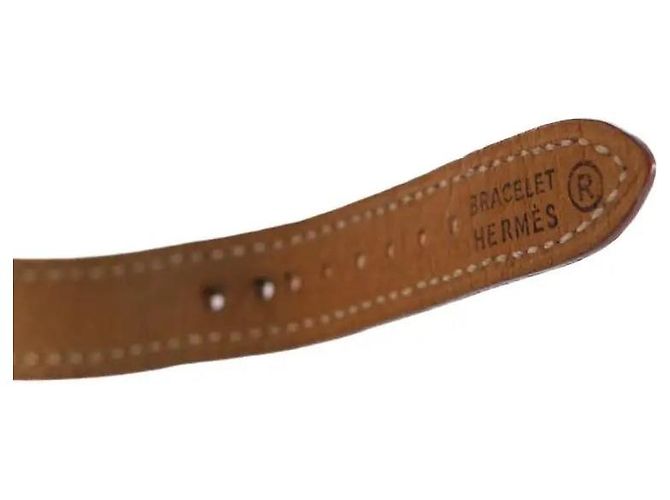 Hermès Kelly Uhr vergoldet camel - Ansicht 4