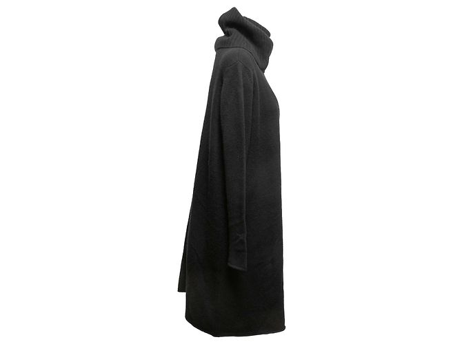 The Row Kaschmir-Rollkragenkleid Schwarz Größe US M - Ansicht 2