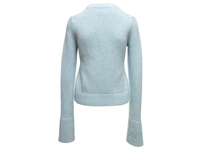 Pull en cachemire Khaite bleu clair taille US S - vue 4