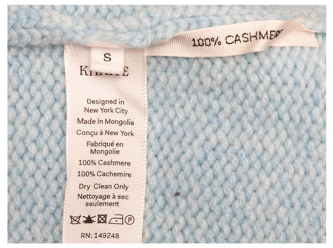 Pull en cachemire Khaite bleu clair taille US S - vue 6