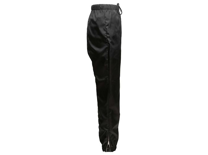 Black Prada Nylon Drawstring Joggers Size IT 38 - view 2