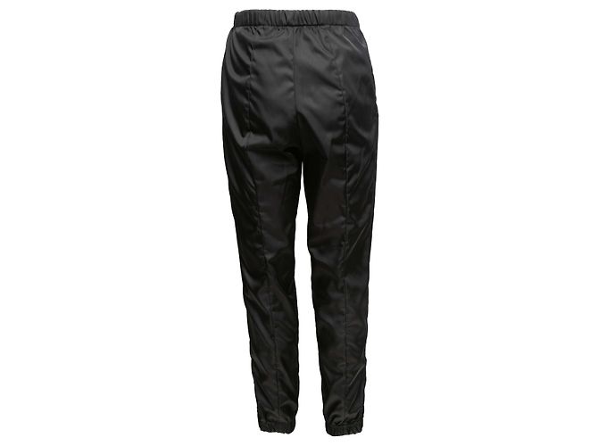 Black Prada Nylon Drawstring Joggers Size IT 38 - view 3
