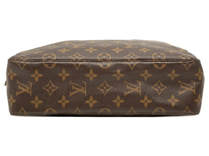 Borsa a pochette Louis Vuitton Monogram Trousse Toilette 28 Marrone - vista 3