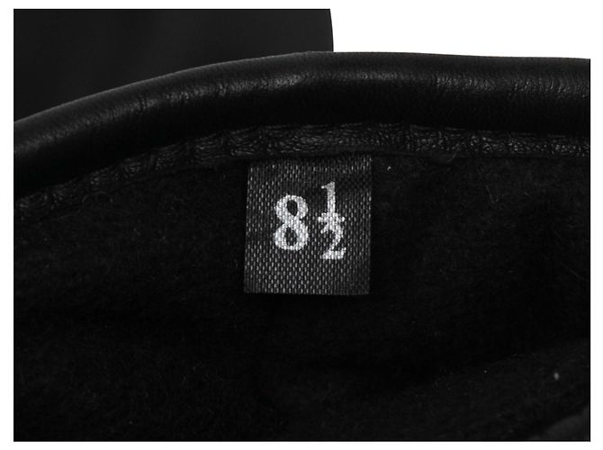 Black Prada Leather Mittens Size 8.5 - view 4