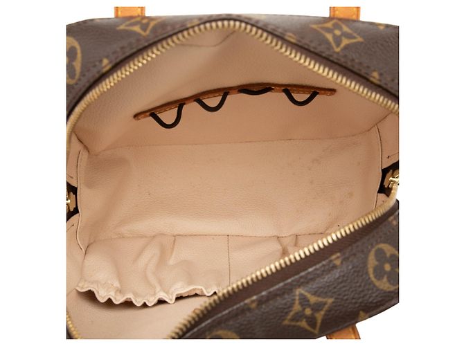 Borsa Satchel Louis Vuitton Monogram Spontini Marrone - vista 4