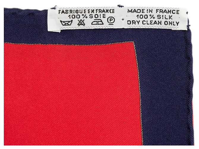 Hermès Parures des Sables Seidentuch Blau 90 - Ansicht 2