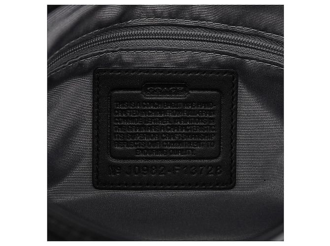 Coach Borsa a tracolla in pelle nera F13728 - vista 12