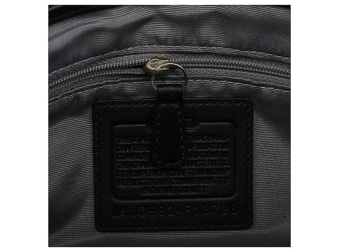 Coach Borsa a tracolla in pelle nera F13728 - vista 13