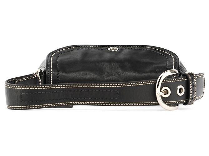 Coach Borsa a tracolla in pelle nera F13728 - vista 4